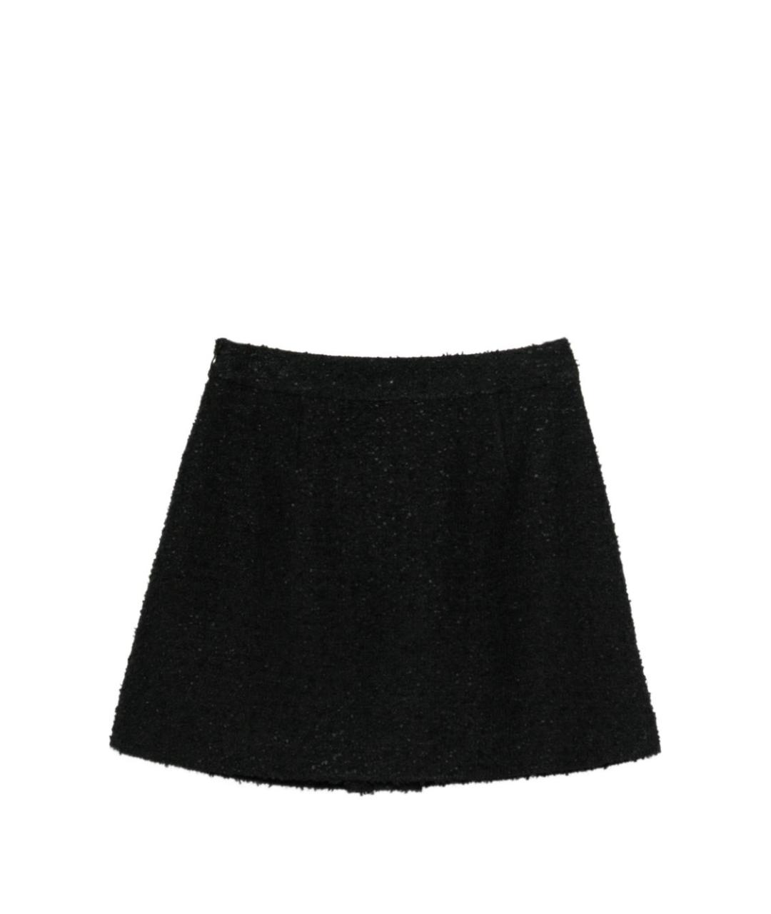 EMPORIO ARMANI Черная юбка мини, фото 2