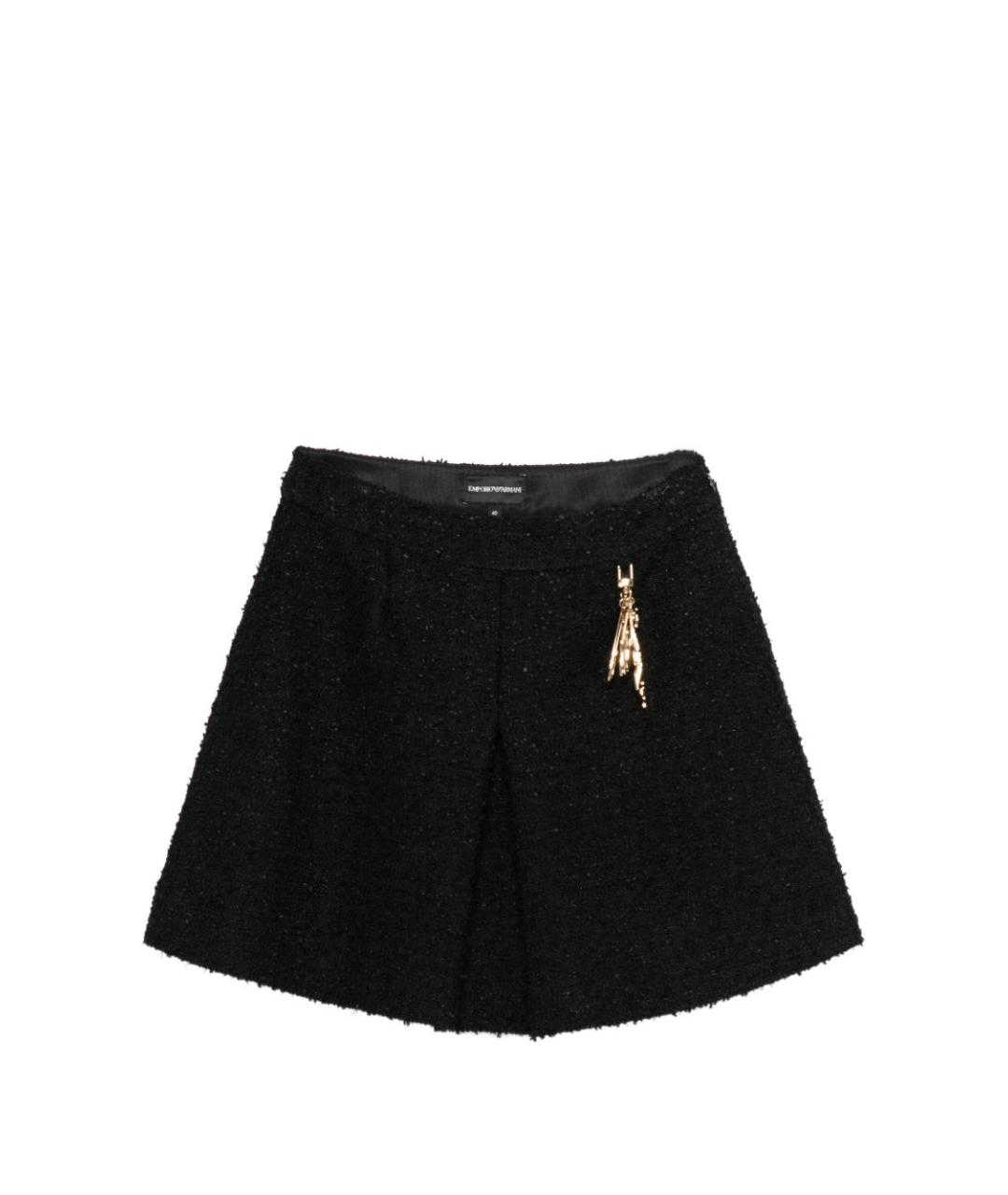 EMPORIO ARMANI Черная юбка мини, фото 1