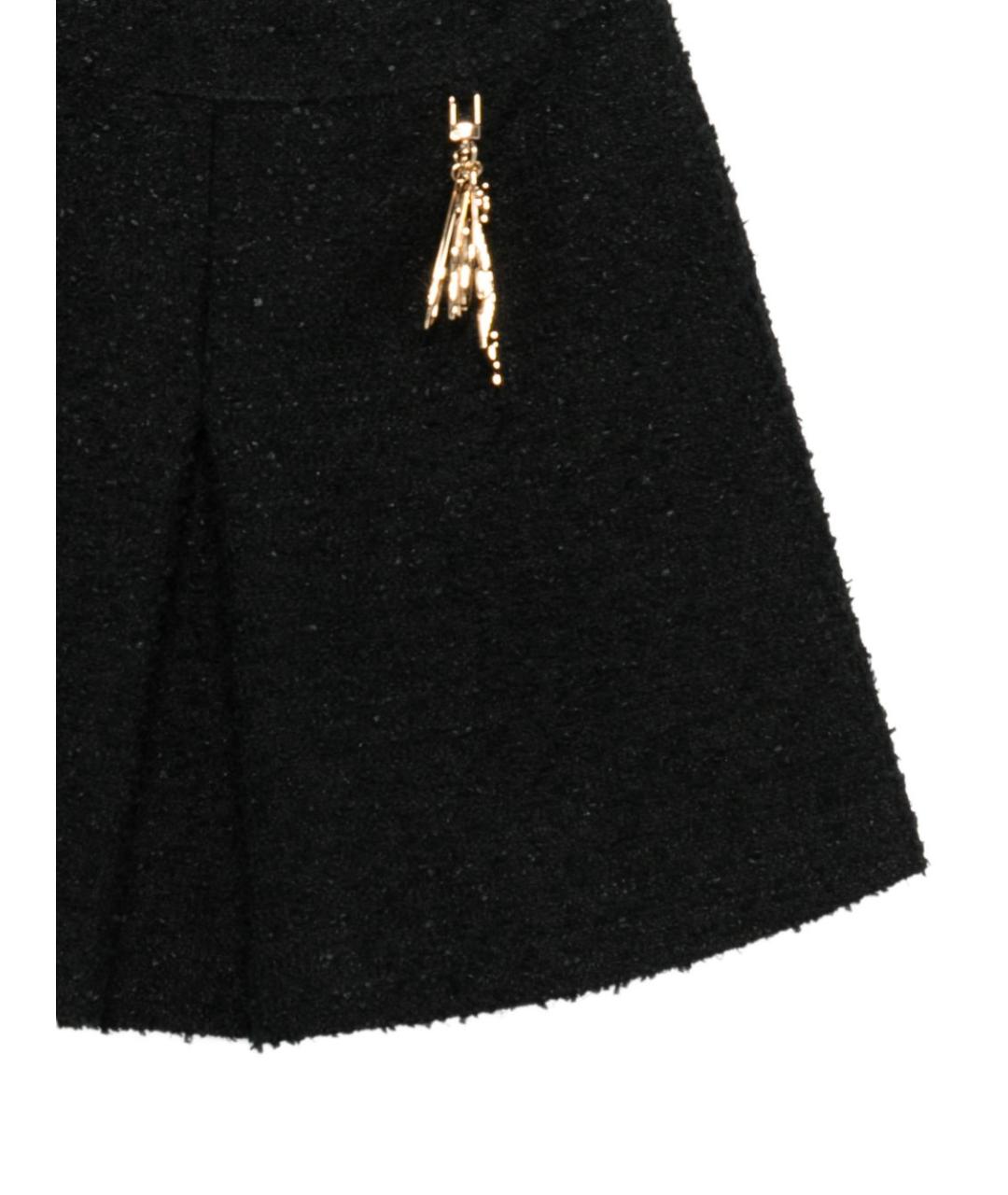 EMPORIO ARMANI Черная юбка мини, фото 3