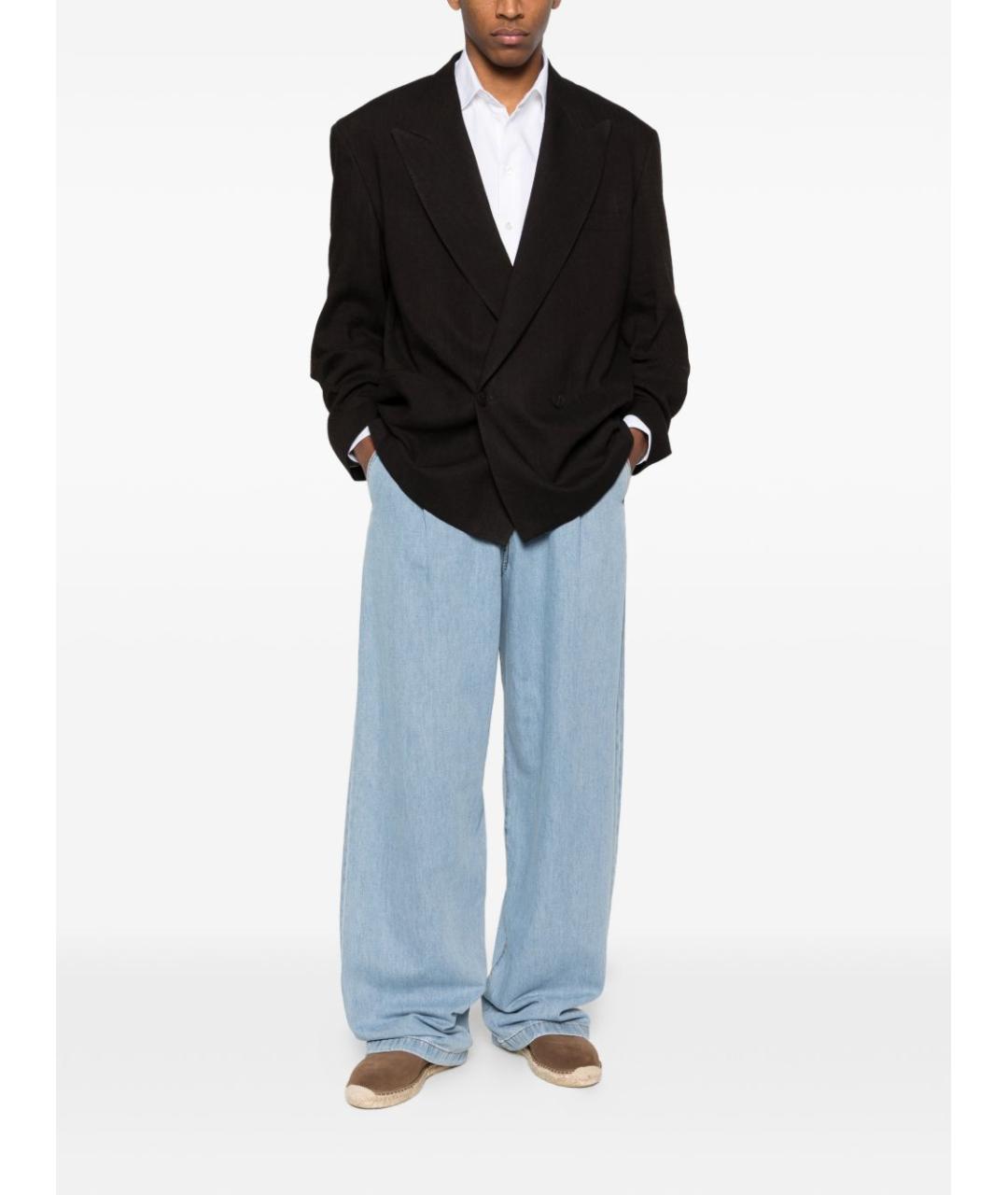 EMPORIO ARMANI Белая хлопковая классическая рубашка, фото 2