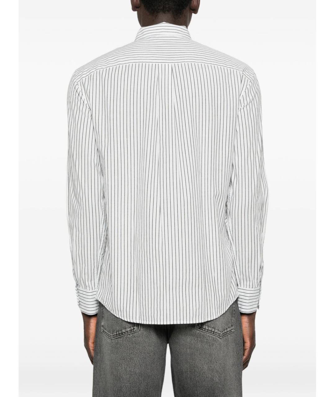 EMPORIO ARMANI Голубая хлопковая классическая рубашка, фото 5