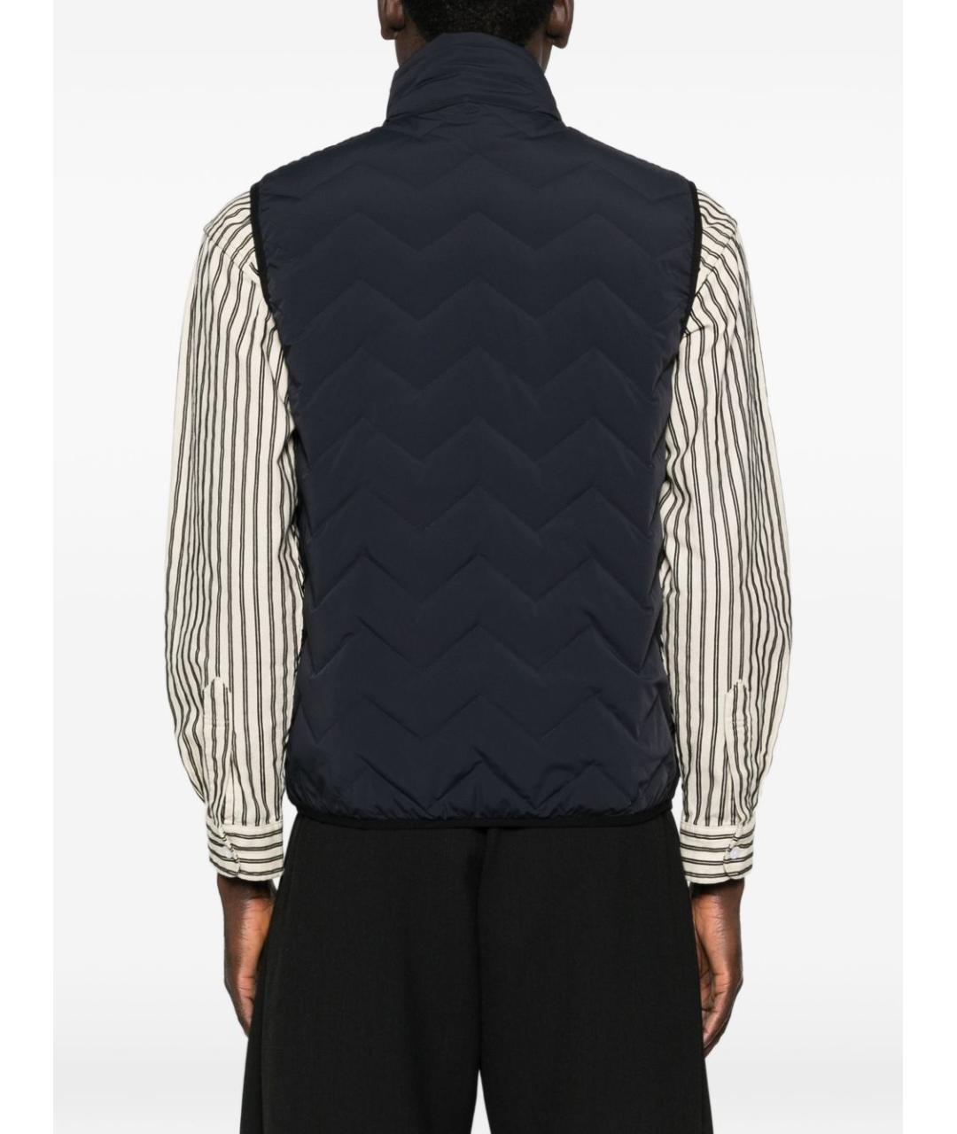 EMPORIO ARMANI Синий полиамидовый жилет, фото 4