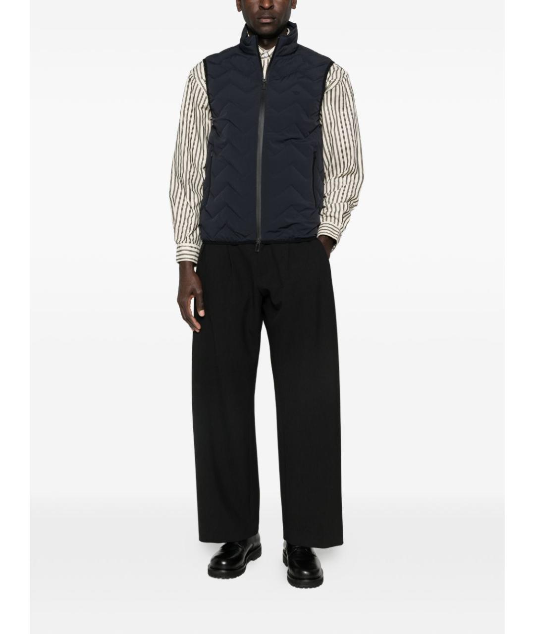 EMPORIO ARMANI Синий полиамидовый жилет, фото 5