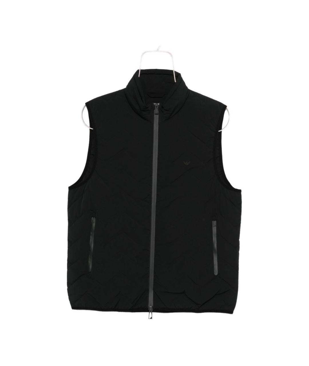 EMPORIO ARMANI Черный полиамидовый жилет, фото 1