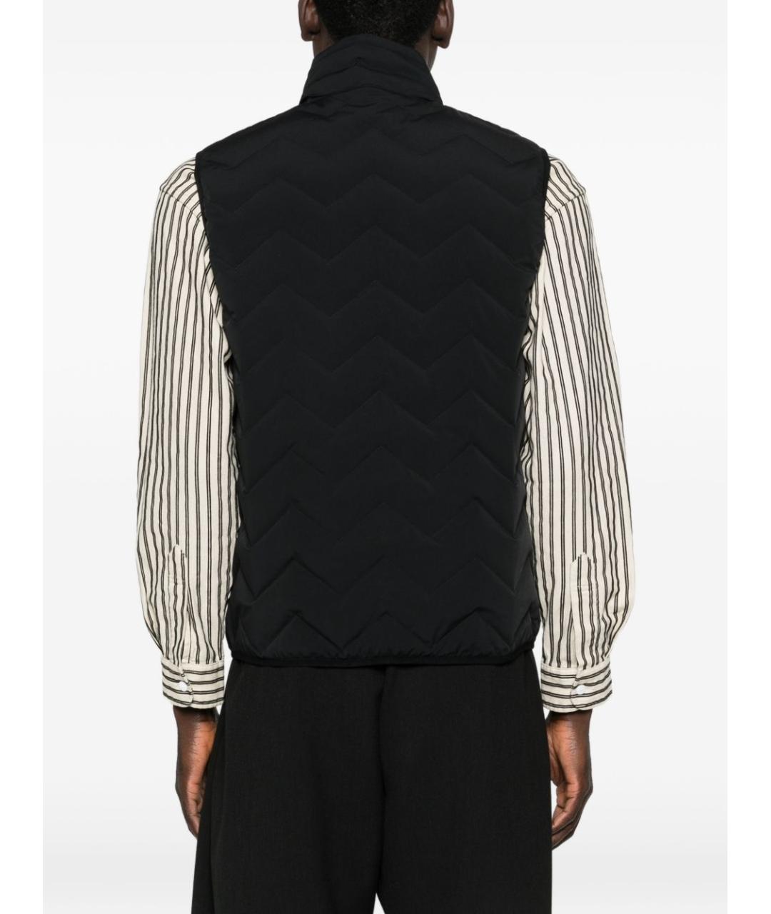 EMPORIO ARMANI Черный полиамидовый жилет, фото 2