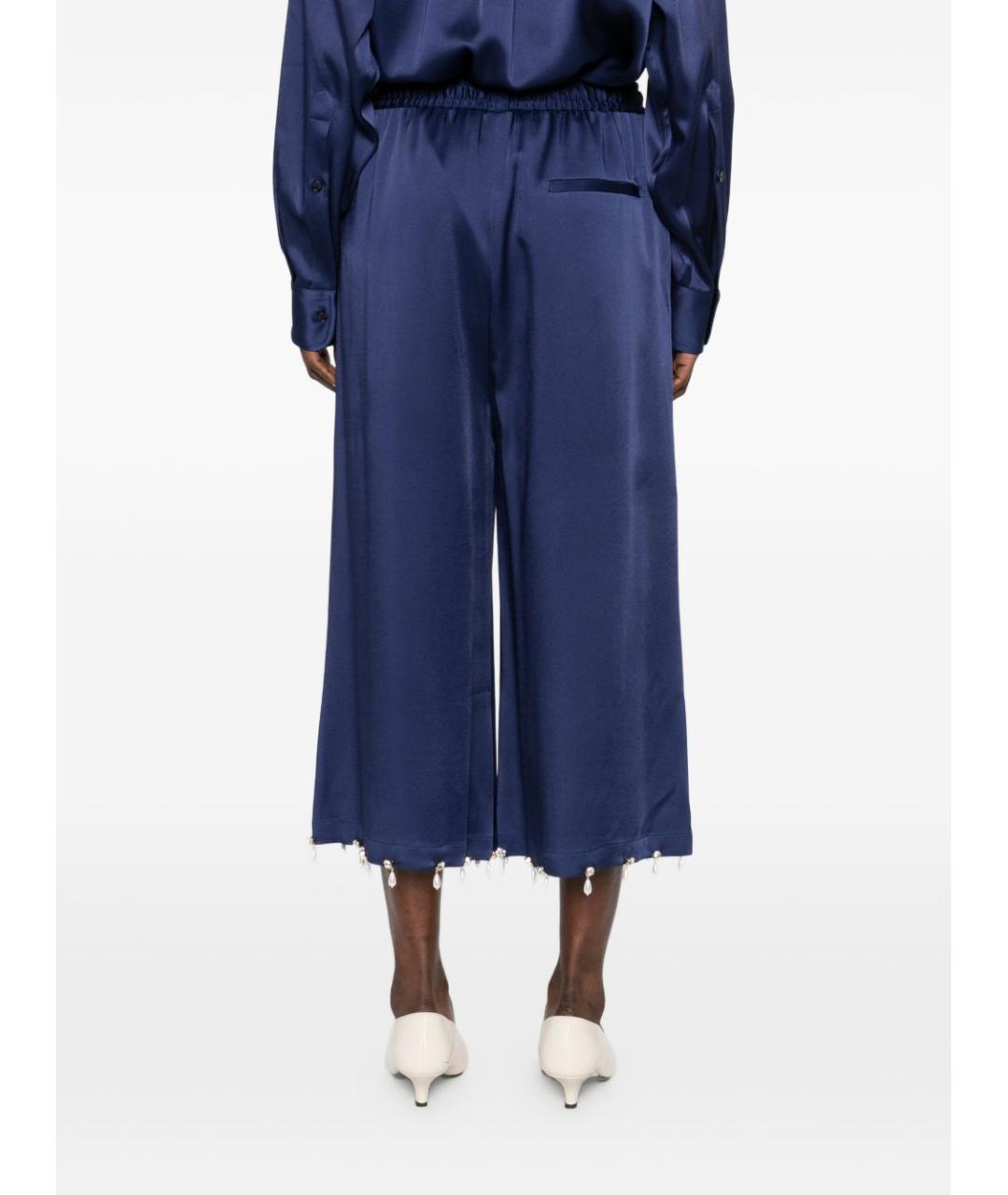 STELLA MCCARTNEY Синие прямые брюки, фото 3