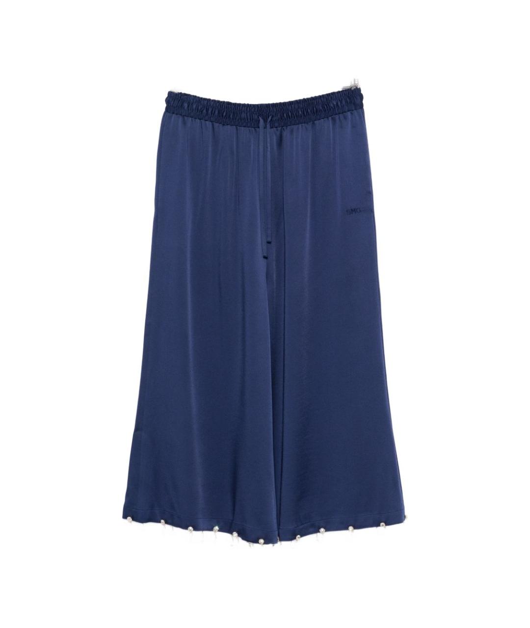 STELLA MCCARTNEY Синие прямые брюки, фото 1