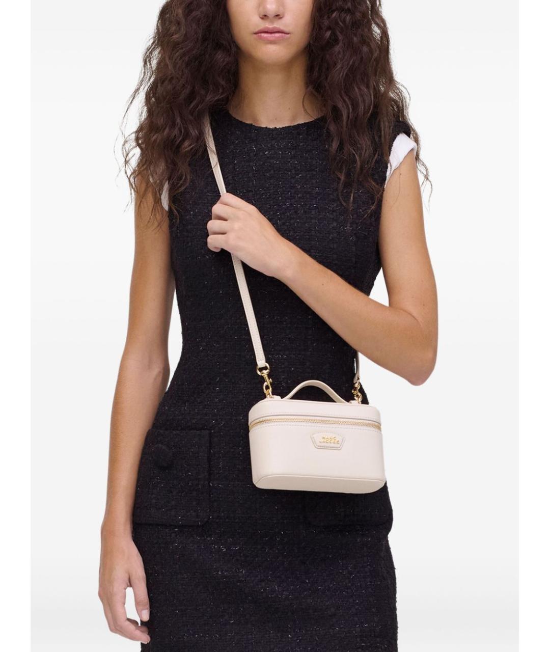 MARC JACOBS Бежевая кожаная сумка тоут, фото 2