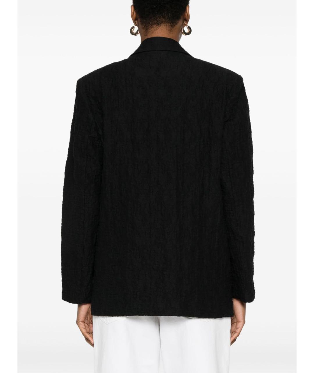 HARRIS WHARF LONDON Черный хлопковый жакет/пиджак, фото 3