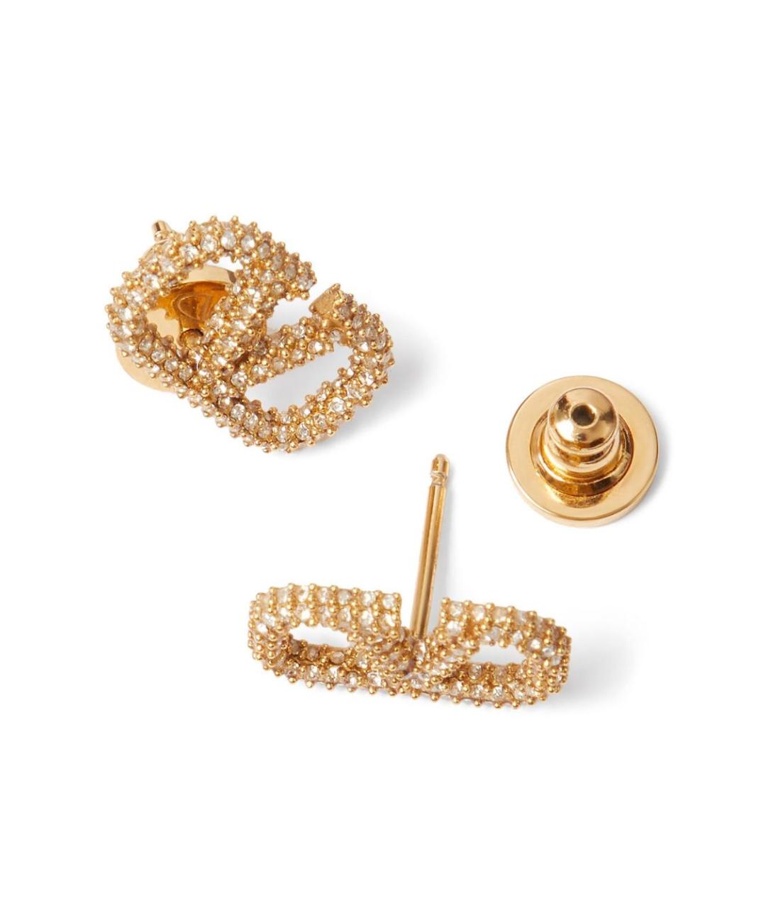 VALENTINO Золотые металлические серьги, фото 5
