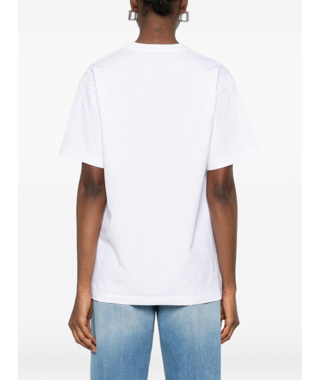 GUCCI Белая хлопковая футболка, фото 5
