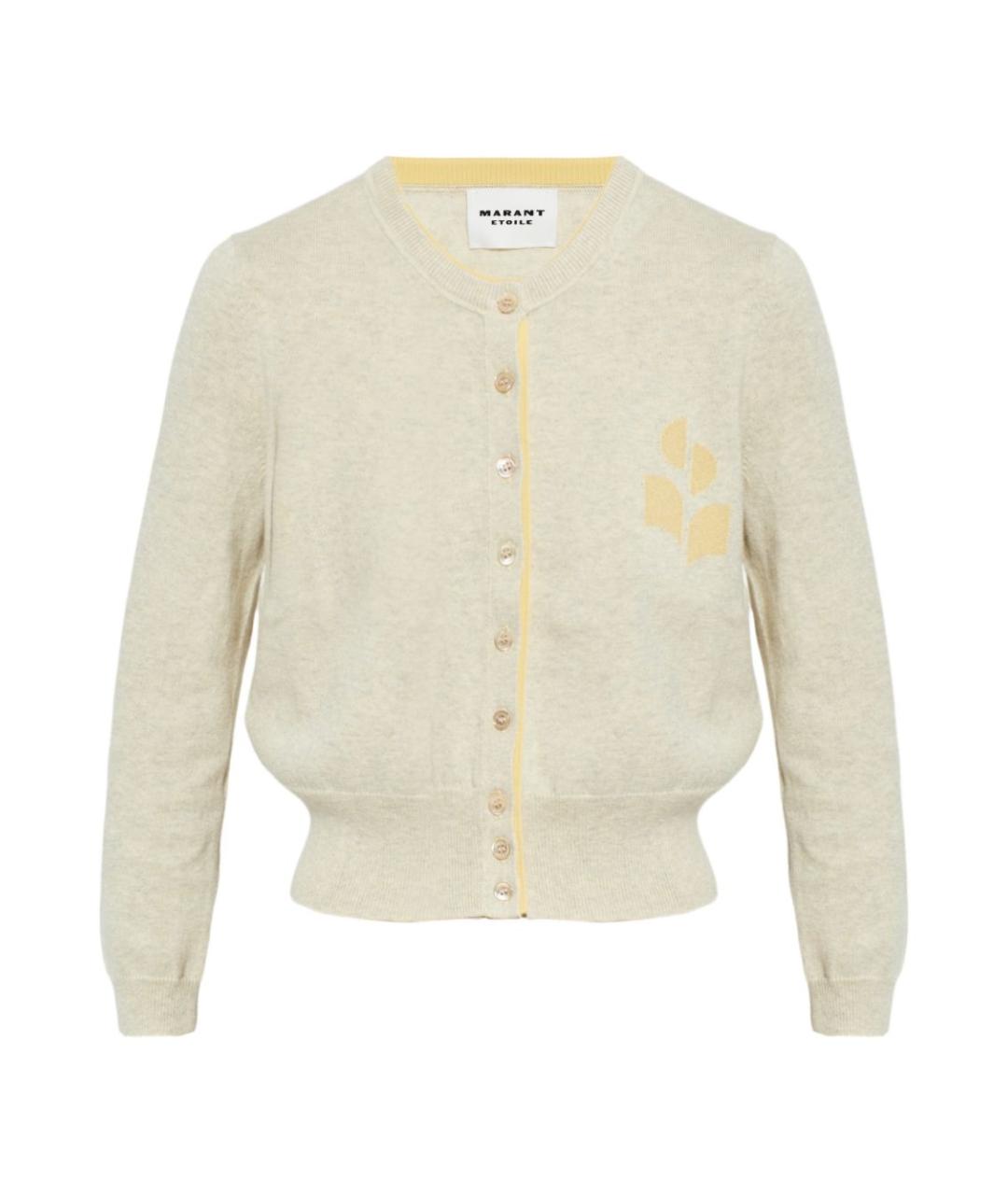 ISABEL MARANT ETOILE Серый хлопковый кардиган, фото 1