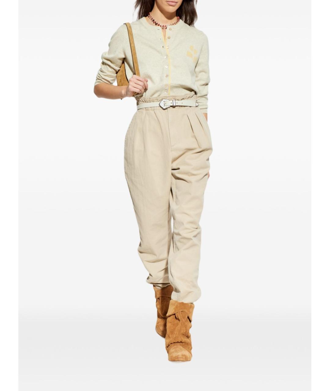 ISABEL MARANT ETOILE Серый хлопковый кардиган, фото 5