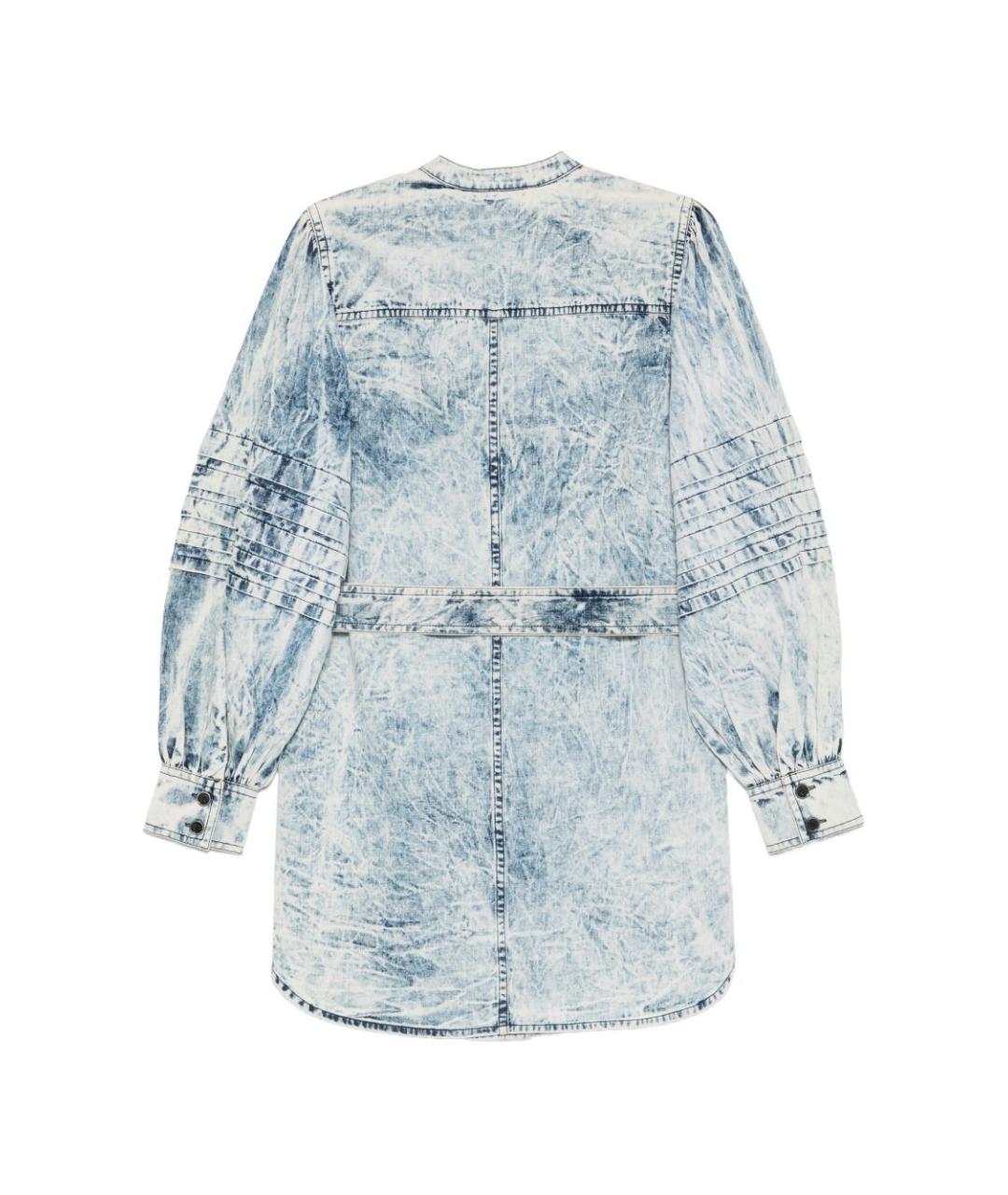 ISABEL MARANT ETOILE Голубое хлопковое платье, фото 2