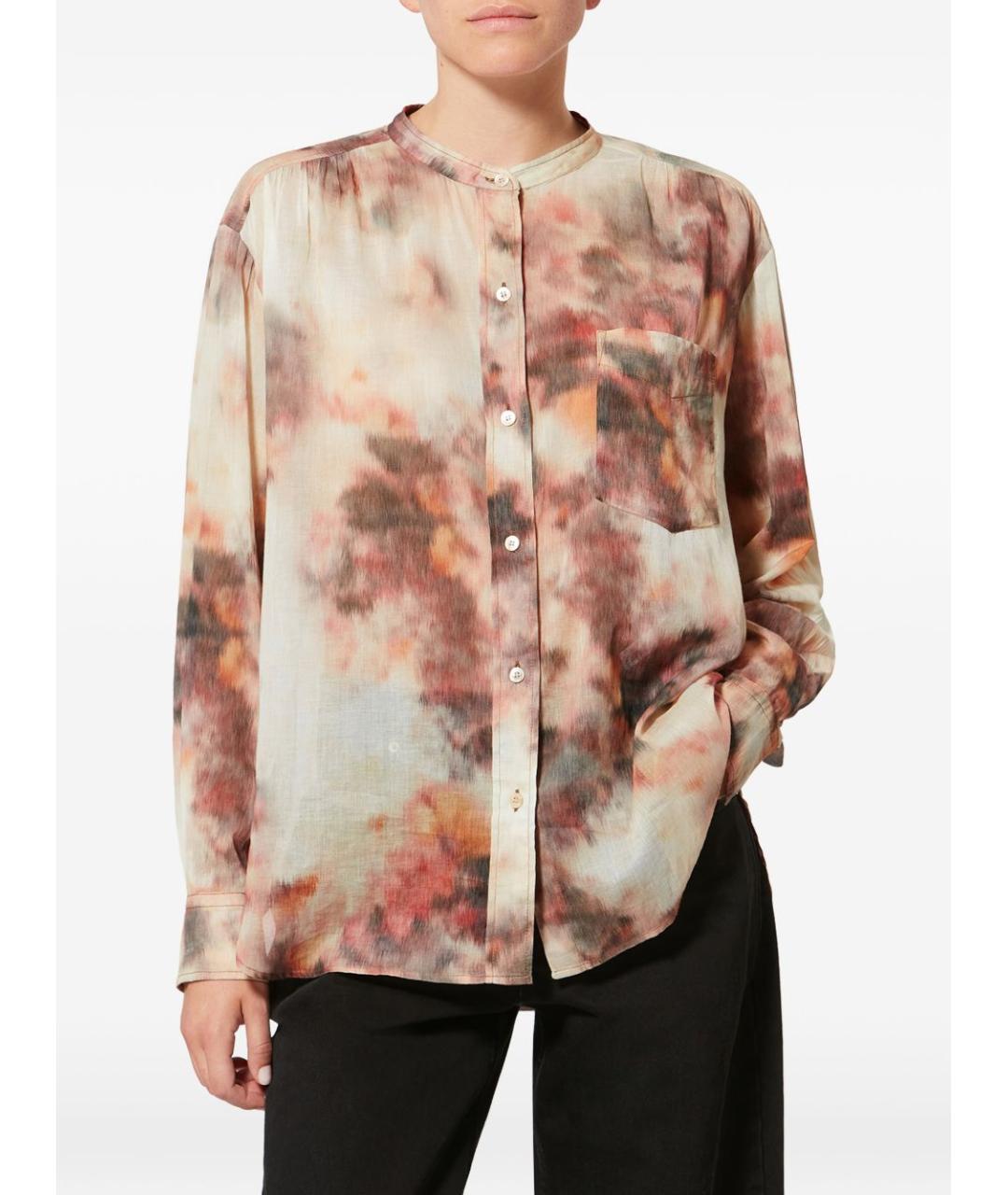 ISABEL MARANT ETOILE Бежевая хлопковая рубашка, фото 3
