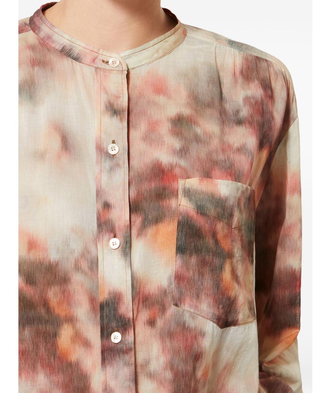 ISABEL MARANT ETOILE Бежевая хлопковая рубашка, фото 5