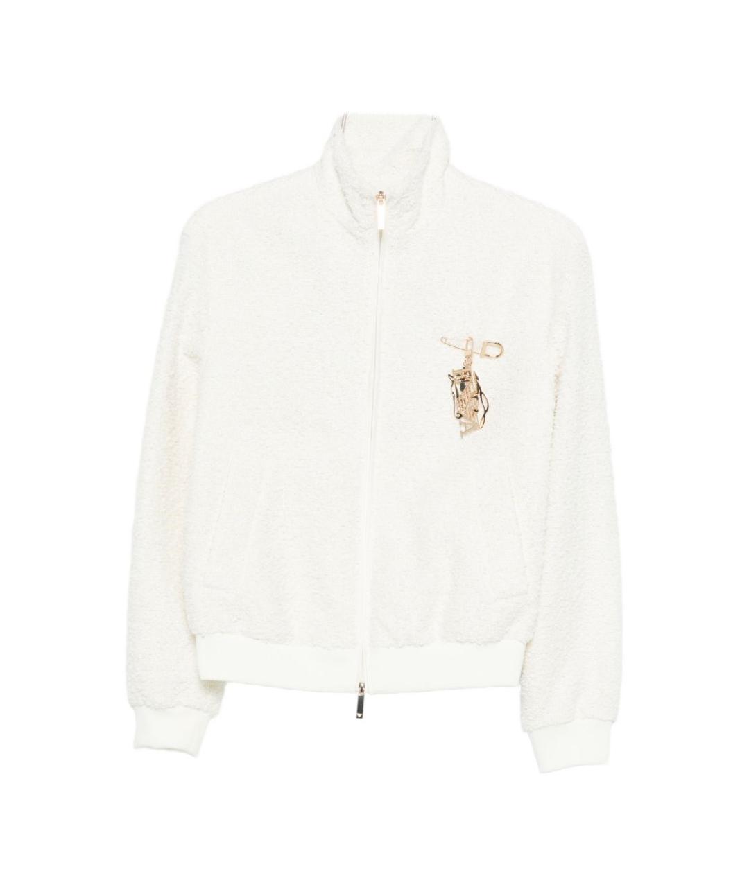 EMPORIO ARMANI Белая полиэстеровая куртка, фото 1