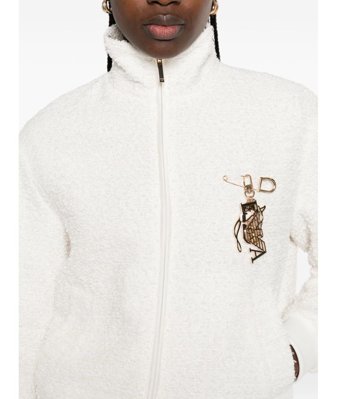 EMPORIO ARMANI Белая полиэстеровая куртка, фото 3