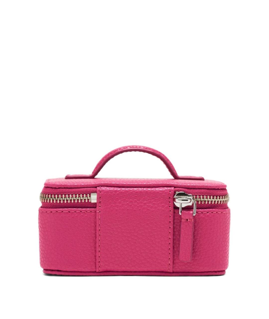 MARC JACOBS Розовый кожаный чемодан, фото 2