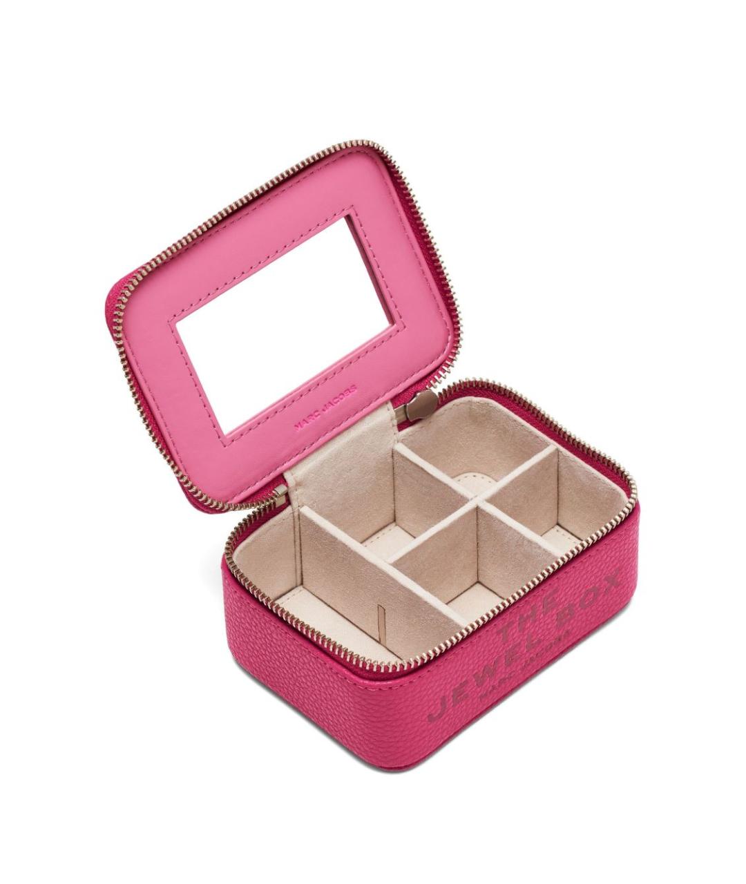 MARC JACOBS Розовый кожаный чемодан, фото 4