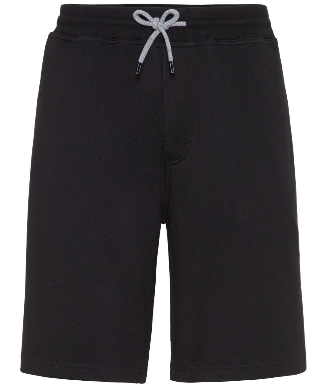 BRUNELLO CUCINELLI Черные хлопковые шорты, фото 1