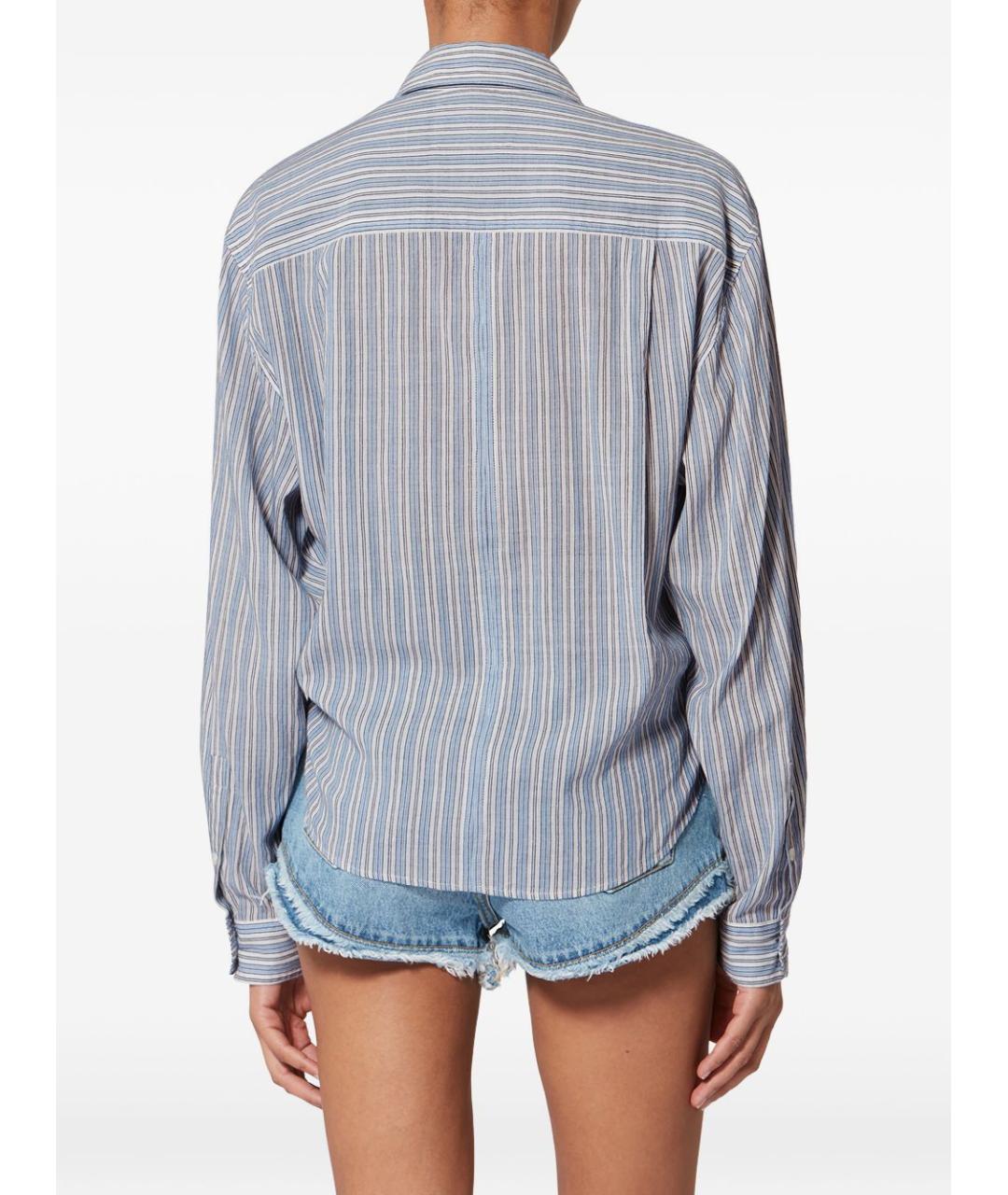 ISABEL MARANT ETOILE Голубая хлопковая рубашка, фото 2