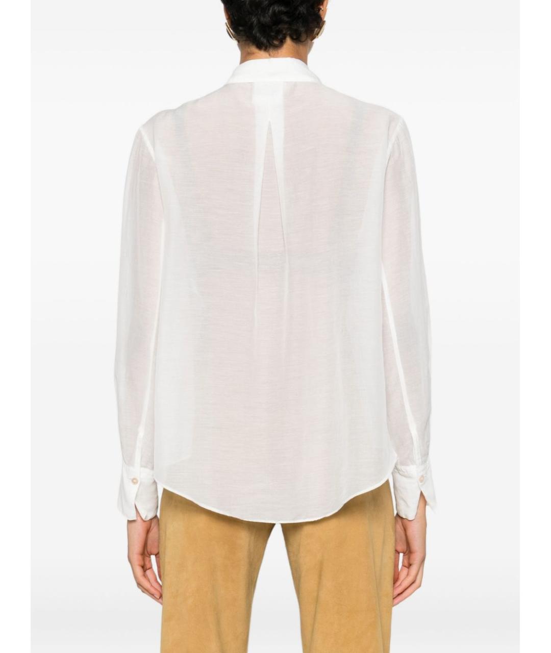 FORTE FORTE Белая хлопковая рубашка, фото 4