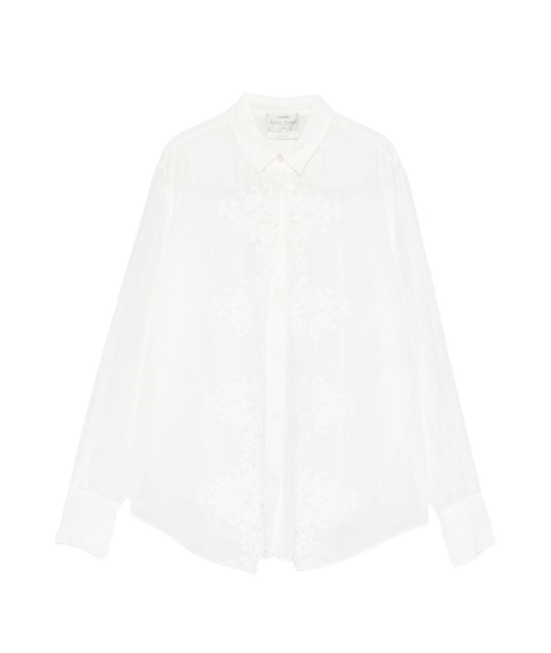 FORTE FORTE Белая хлопковая рубашка, фото 1