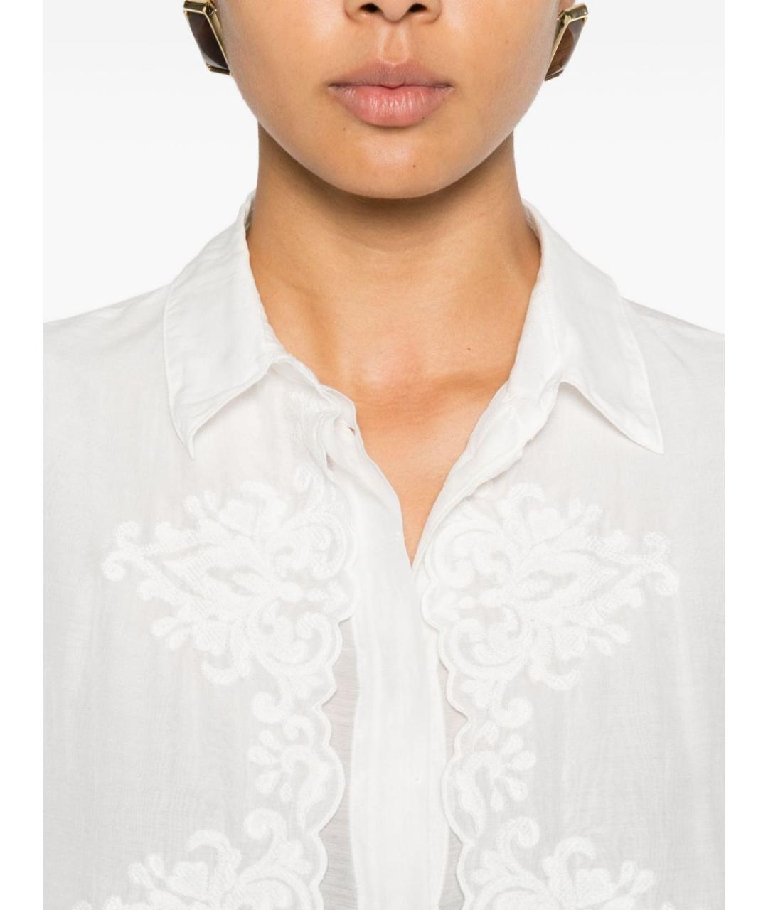 FORTE FORTE Белая хлопковая рубашка, фото 3