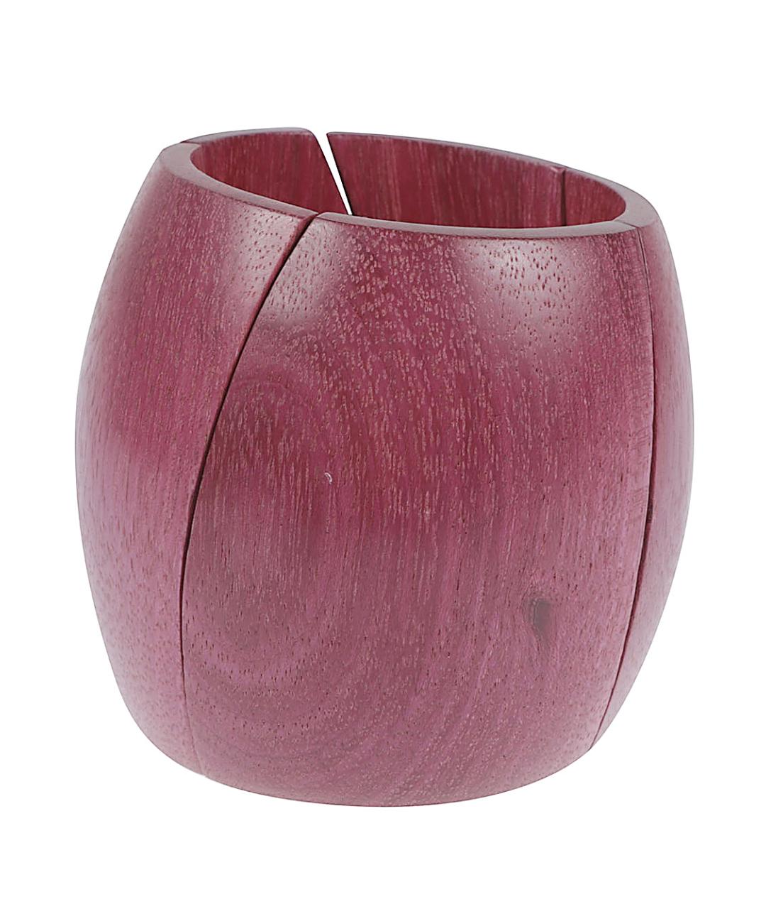 MONIES Бордовый деревянный браслет, фото 1