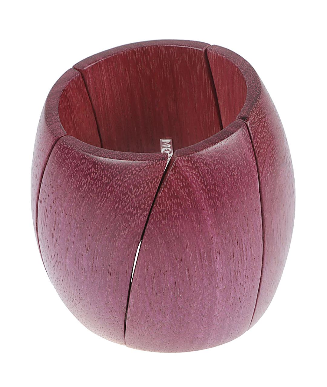 MONIES Бордовый деревянный браслет, фото 2