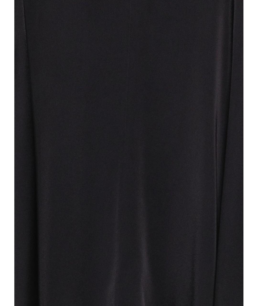 SEMICOUTURE Черное шелковое платье, фото 2