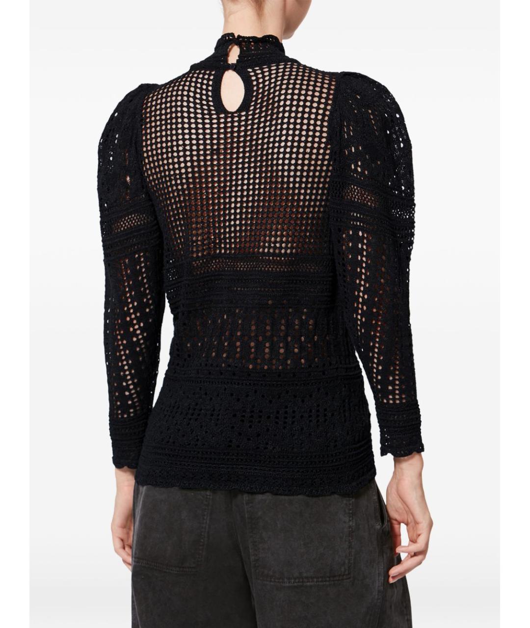 ISABEL MARANT Черный хлопковый джемпер / свитер, фото 5