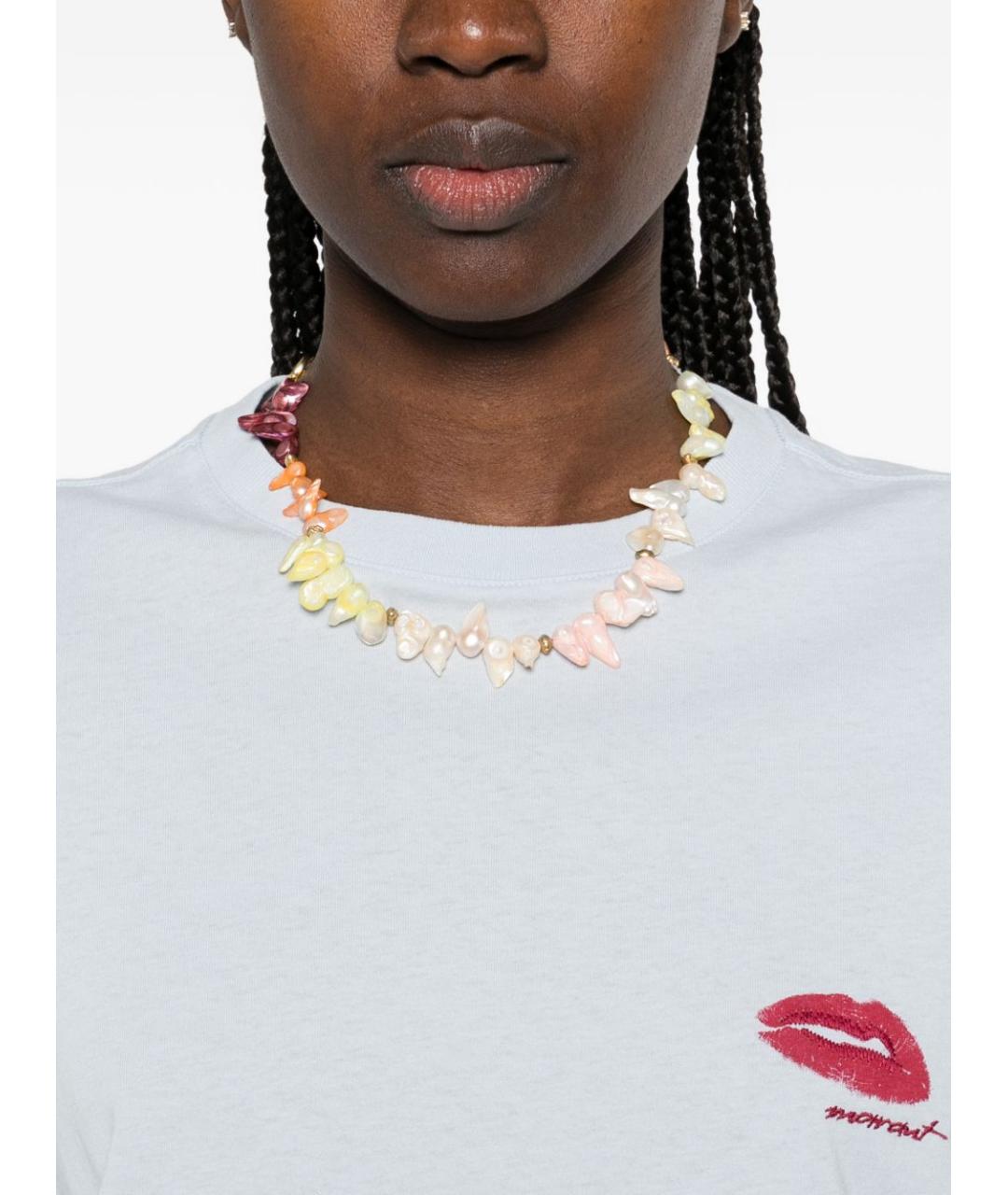 ISABEL MARANT ETOILE Голубая хлопковая футболка, фото 5