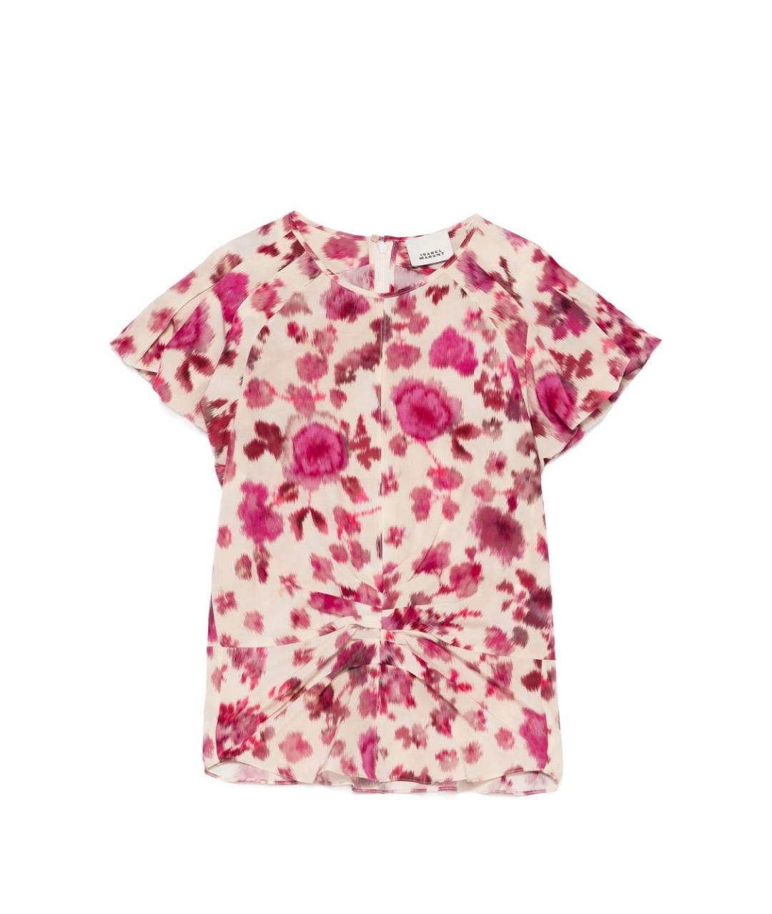 ISABEL MARANT Мульти шелковая футболка, фото 1