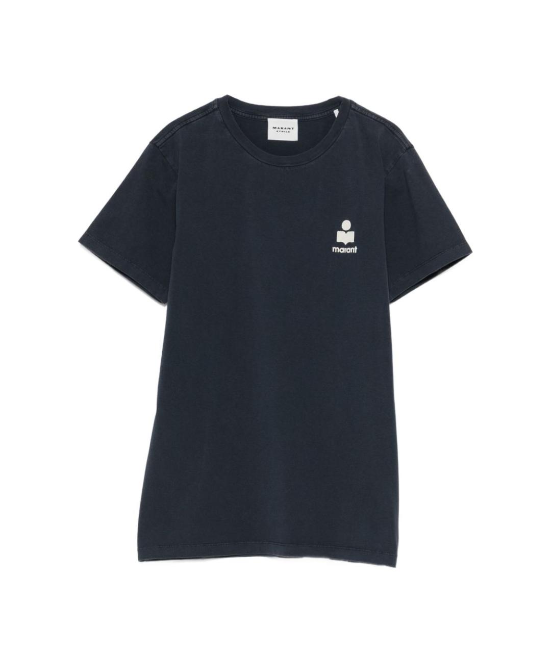 ISABEL MARANT ETOILE Синяя хлопковая футболка, фото 1