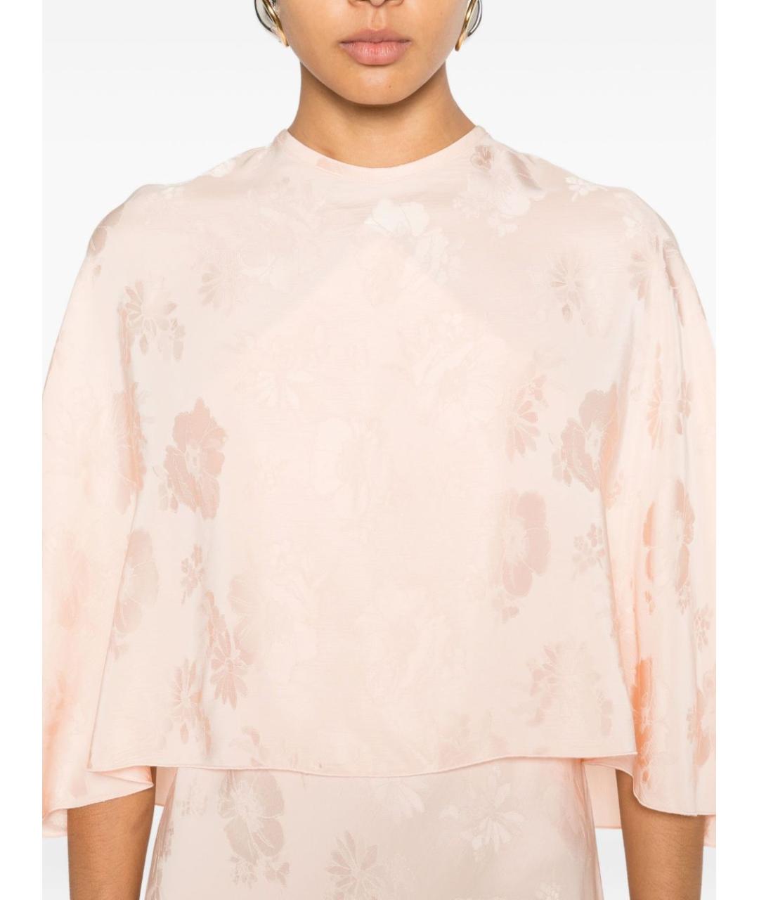 FORTE FORTE Бежевое вискозное вечернее платье, фото 4