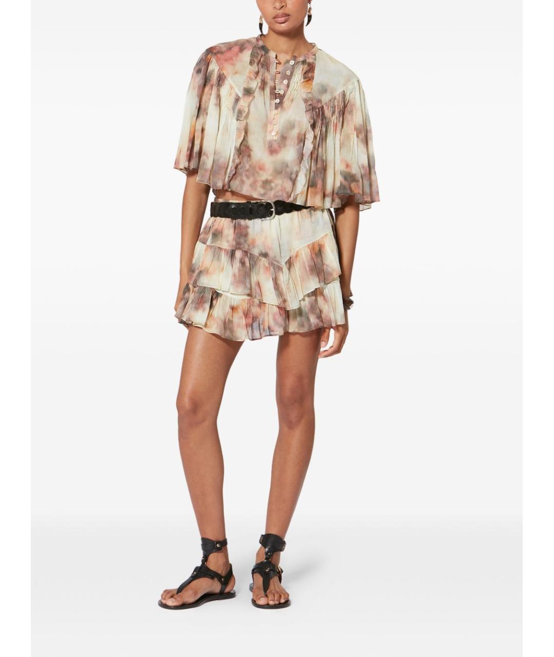 ISABEL MARANT ETOILE Мульти хлопковые шорты, фото 4