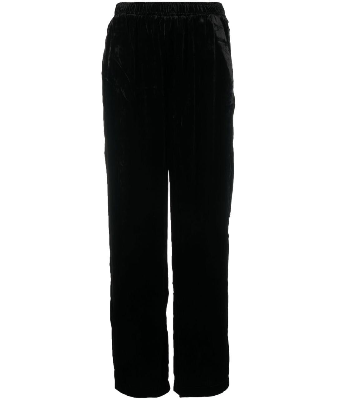 GOLD HAWK Черные хлопковые прямые брюки, фото 1