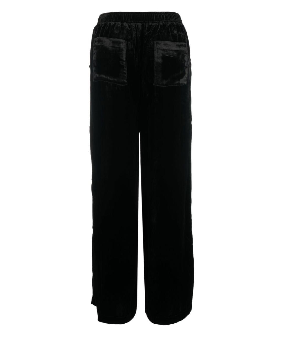 GOLD HAWK Черные хлопковые прямые брюки, фото 2