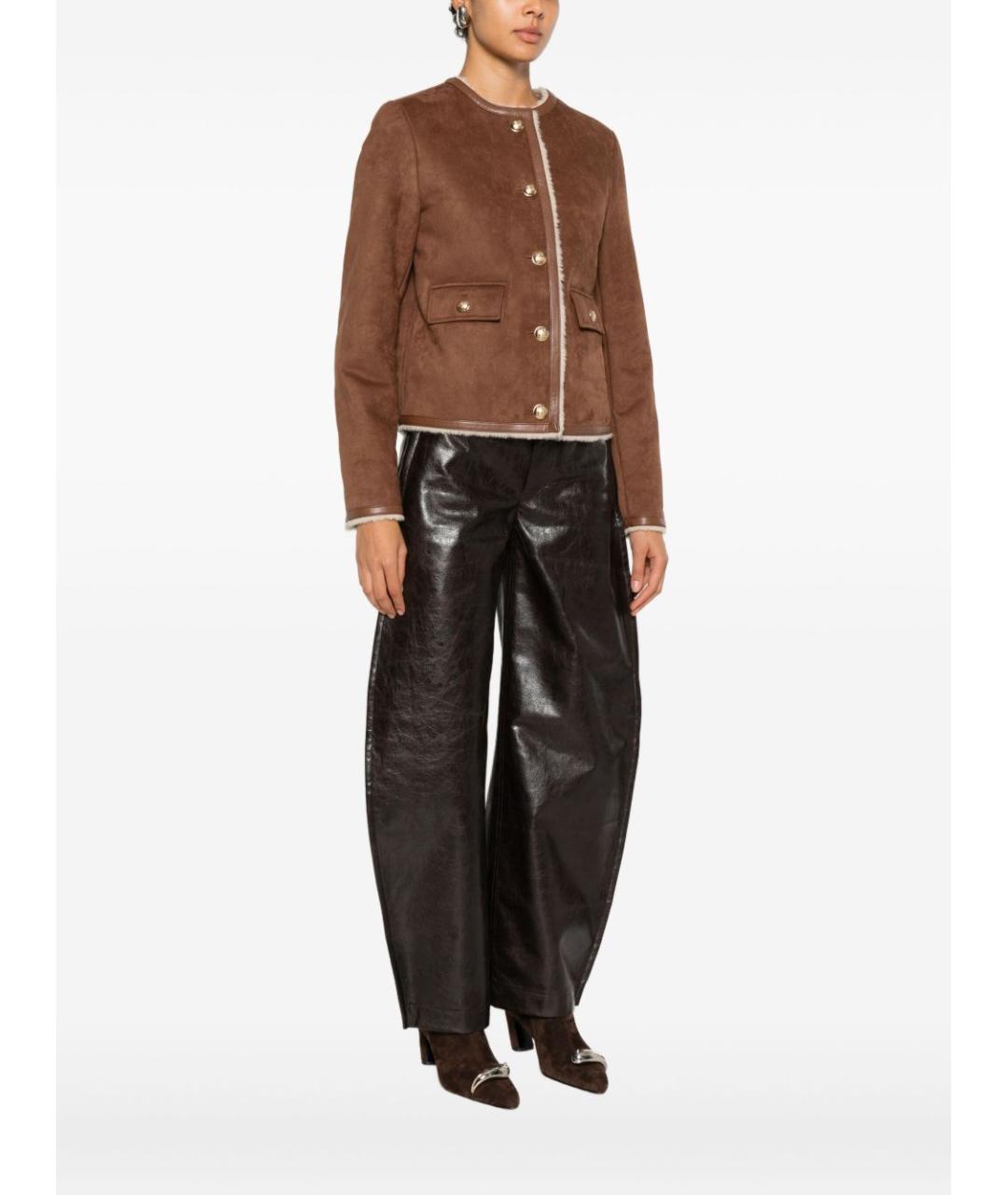 SEMICOUTURE Коричневая куртка, фото 2