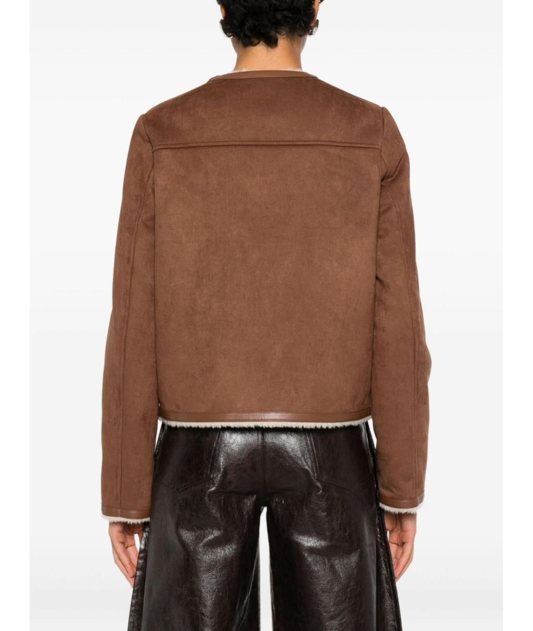 SEMICOUTURE Коричневая куртка, фото 4