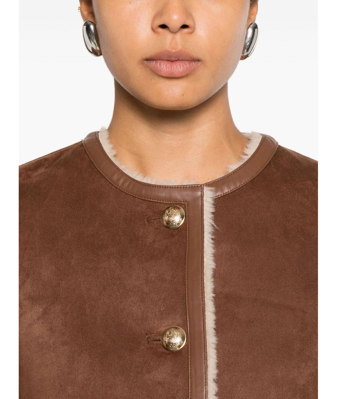 SEMICOUTURE Коричневая куртка, фото 3