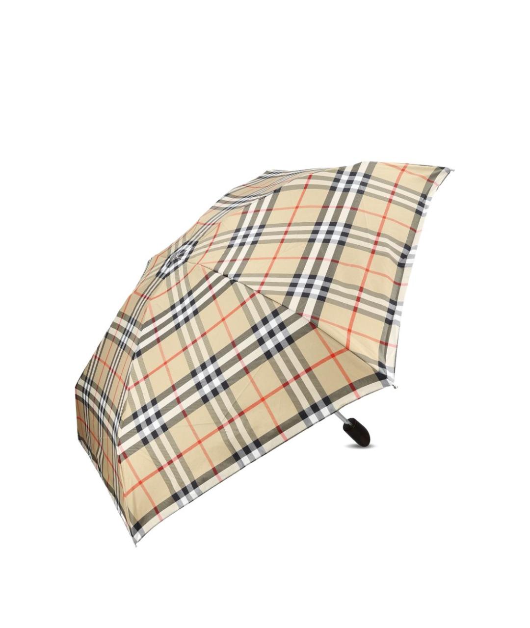 BURBERRY Бежевый зонт, фото 3