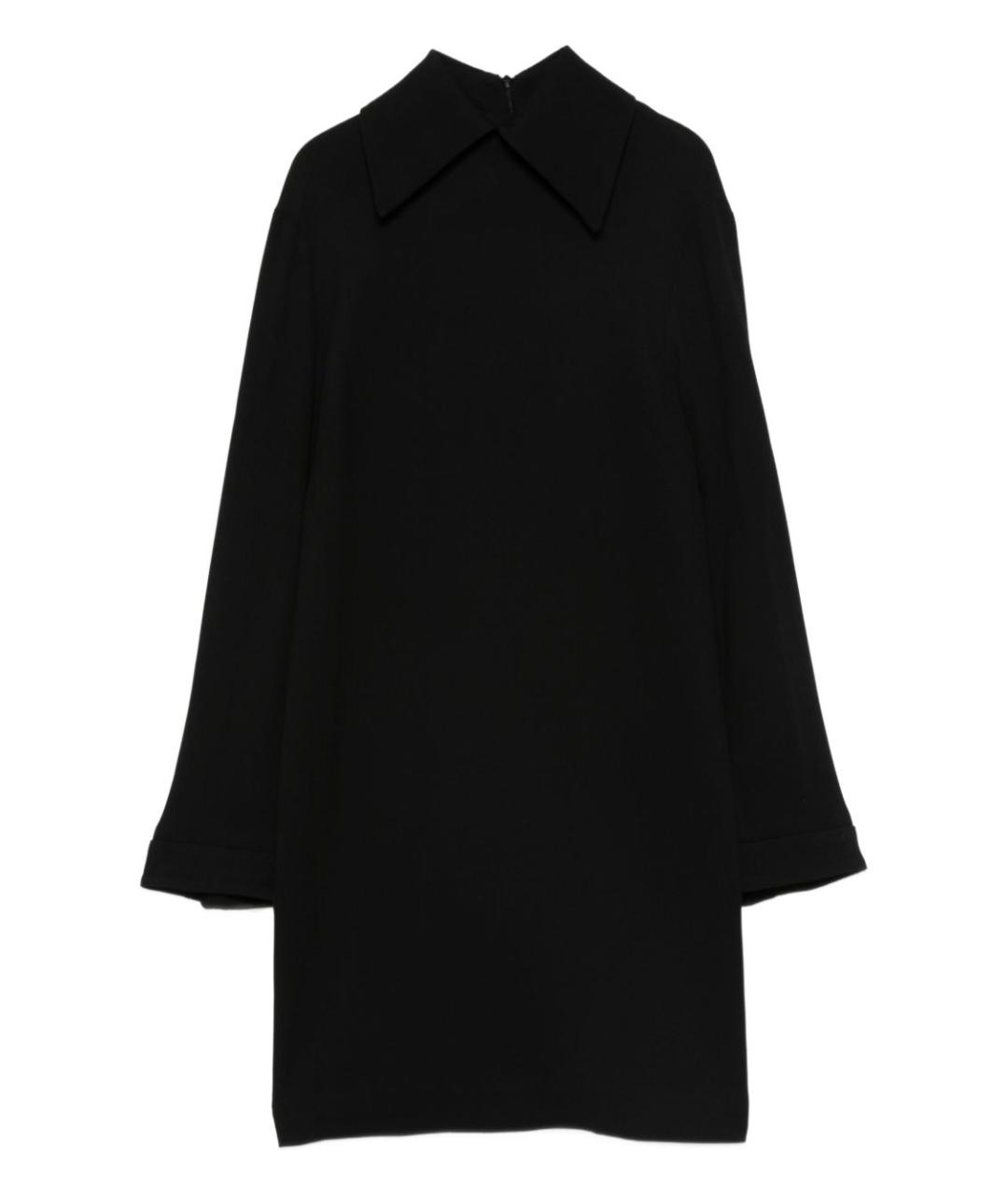 SEMICOUTURE Черное вискозное повседневное платье, фото 1