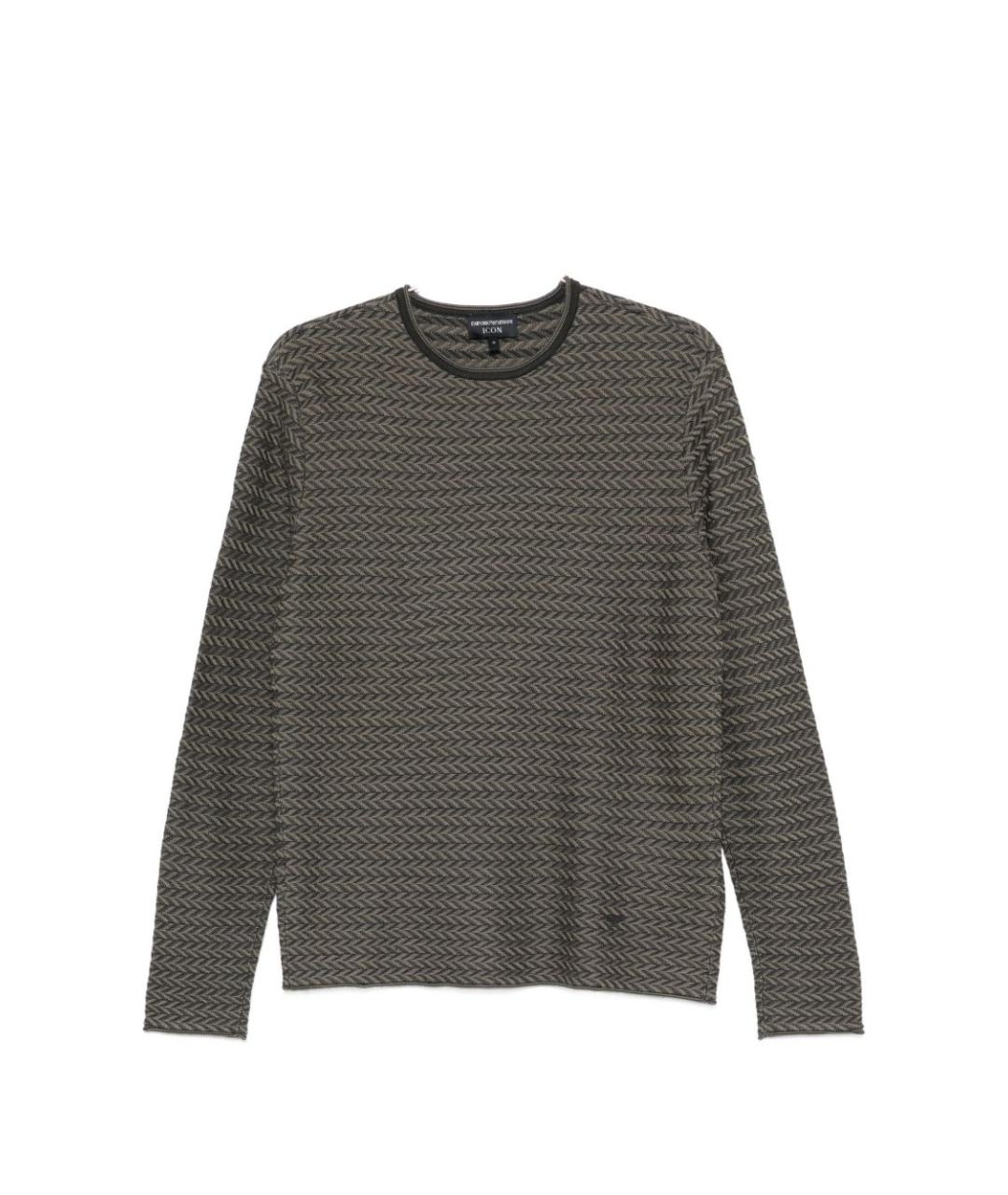 EMPORIO ARMANI Синий шерстяной джемпер / свитер, фото 1