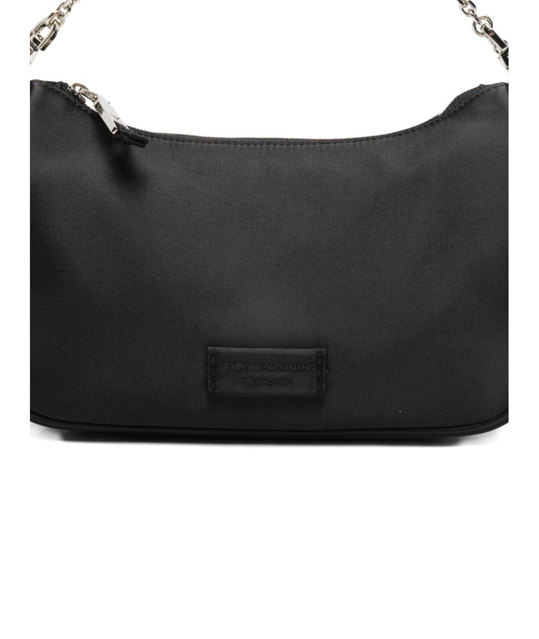 EMPORIO ARMANI Черная синтетическая сумка через плечо, фото 3