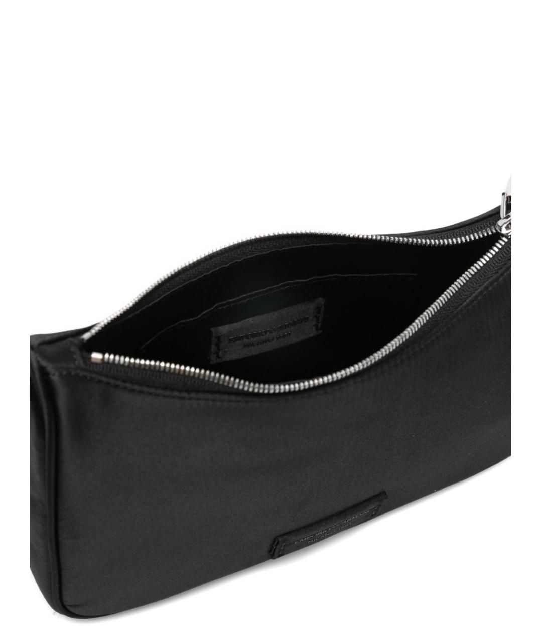 EMPORIO ARMANI Черная синтетическая сумка через плечо, фото 2