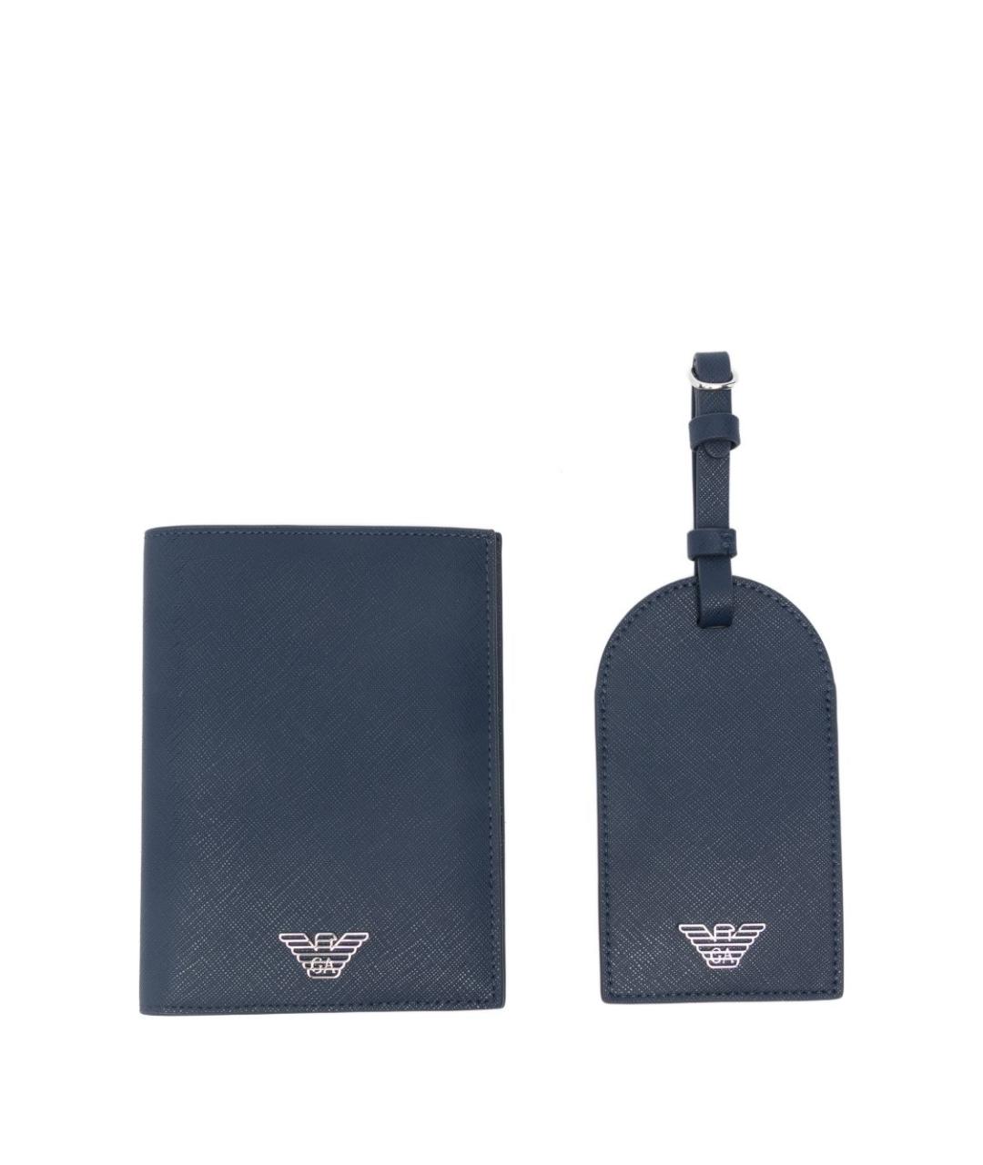 EMPORIO ARMANI Синий кошелек, фото 1