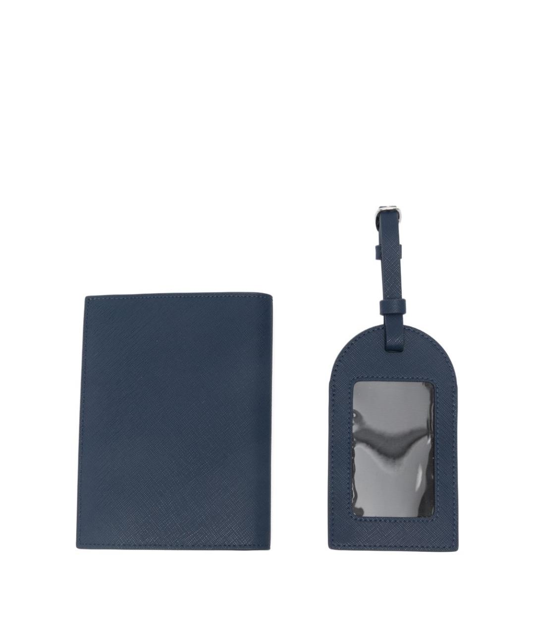 EMPORIO ARMANI Синий кошелек, фото 2